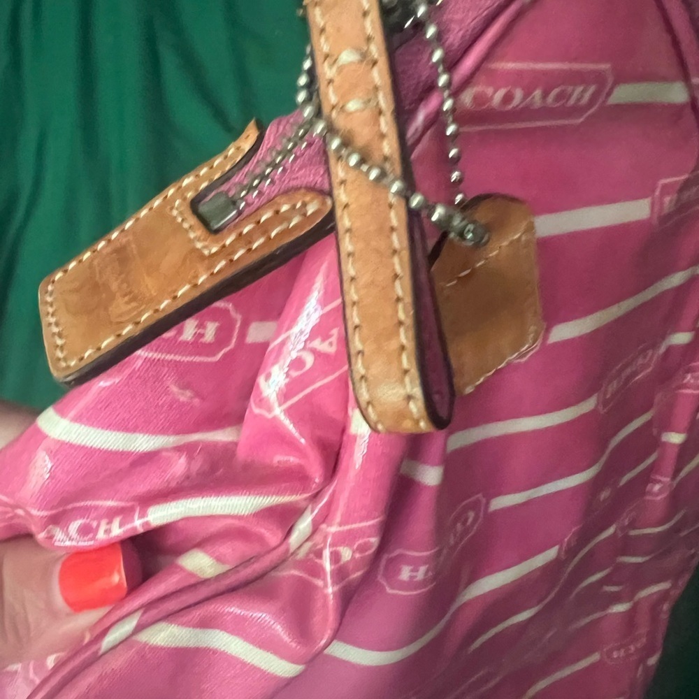 Coach Pink Cometic Travel Bag - Picture 3 of 3